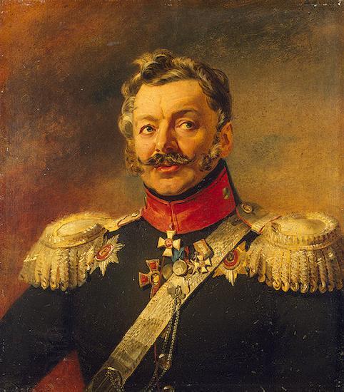 George Dawe Portrait of Paul Carl Ernst Wilhelm Philipp Graf von der Pahlen oil painting picture